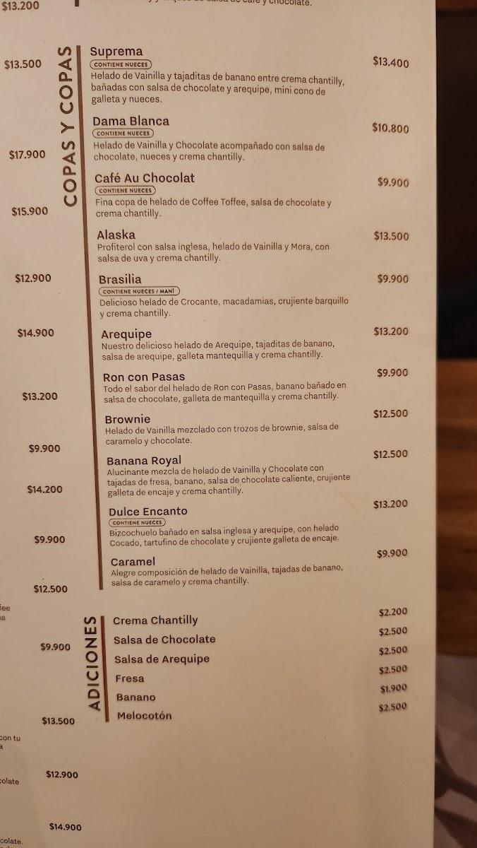 Crepes & Waffles Calle 83-Zona T Menu - Image 2