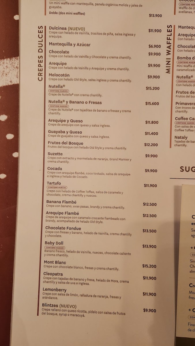 Crepes & Waffles Calle 83-Zona T Menu - Image 3